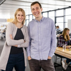 Bild der Gründer von Social Bee