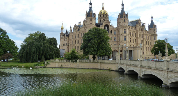 Schloss in Schwerin, Mecklenburg-Vorpommern