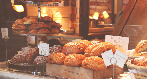 Schaufenster einer Bäckerei