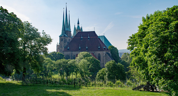 Aufnahme der Erfurter Kathedrale