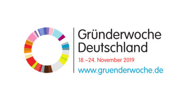 Logo der Gründerwoche 2019.
