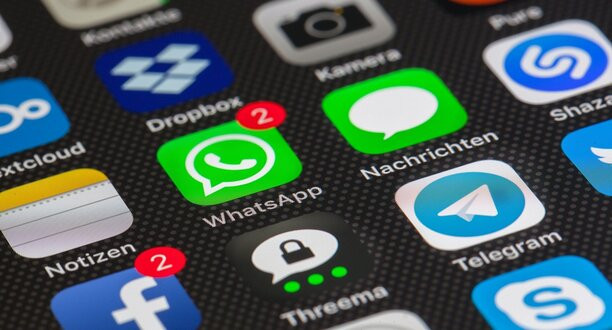 Verschiedene Apps auf einem Bildschirm