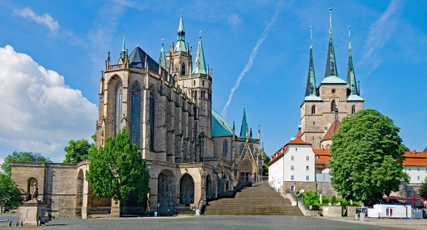 Blick auf den Erfurter Dom