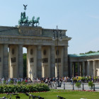 Blick auf das Brandenburger Tor in Berlin