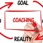 Ein Whiteboard mit Coaching-Mindmap