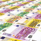 Viele gedruckte Euroscheine