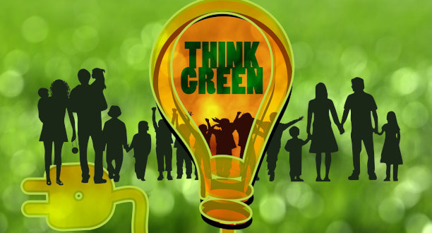 Glühbirne - Think Green