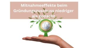 Mitnahmeeffekte beim Gruendungszuschuss 1 1 1