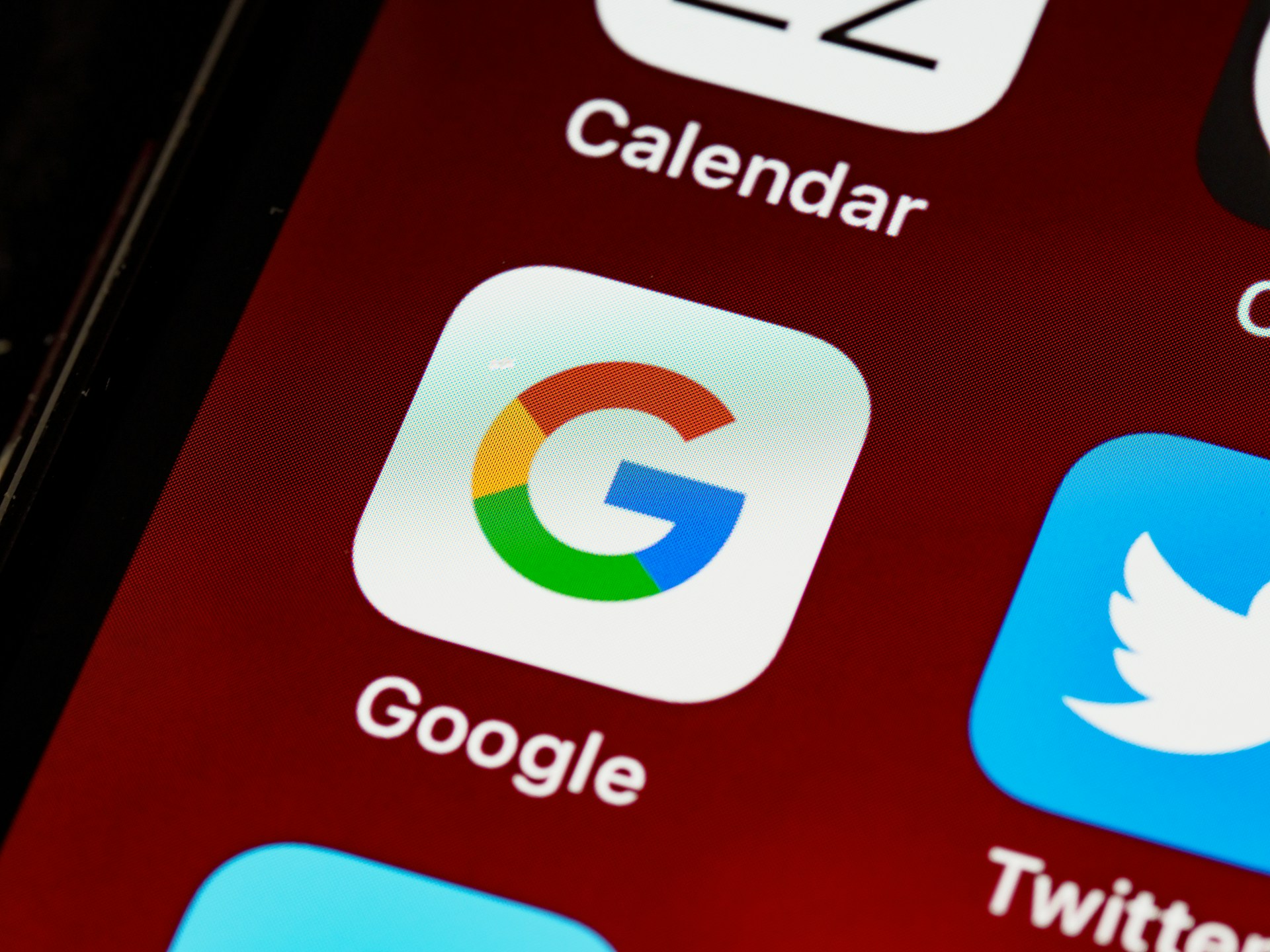 Google-Icon im Fokus