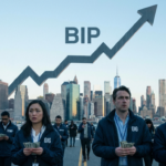 Leute mit Geldscheinen in der Hand, sorgenvolle Gesichter.