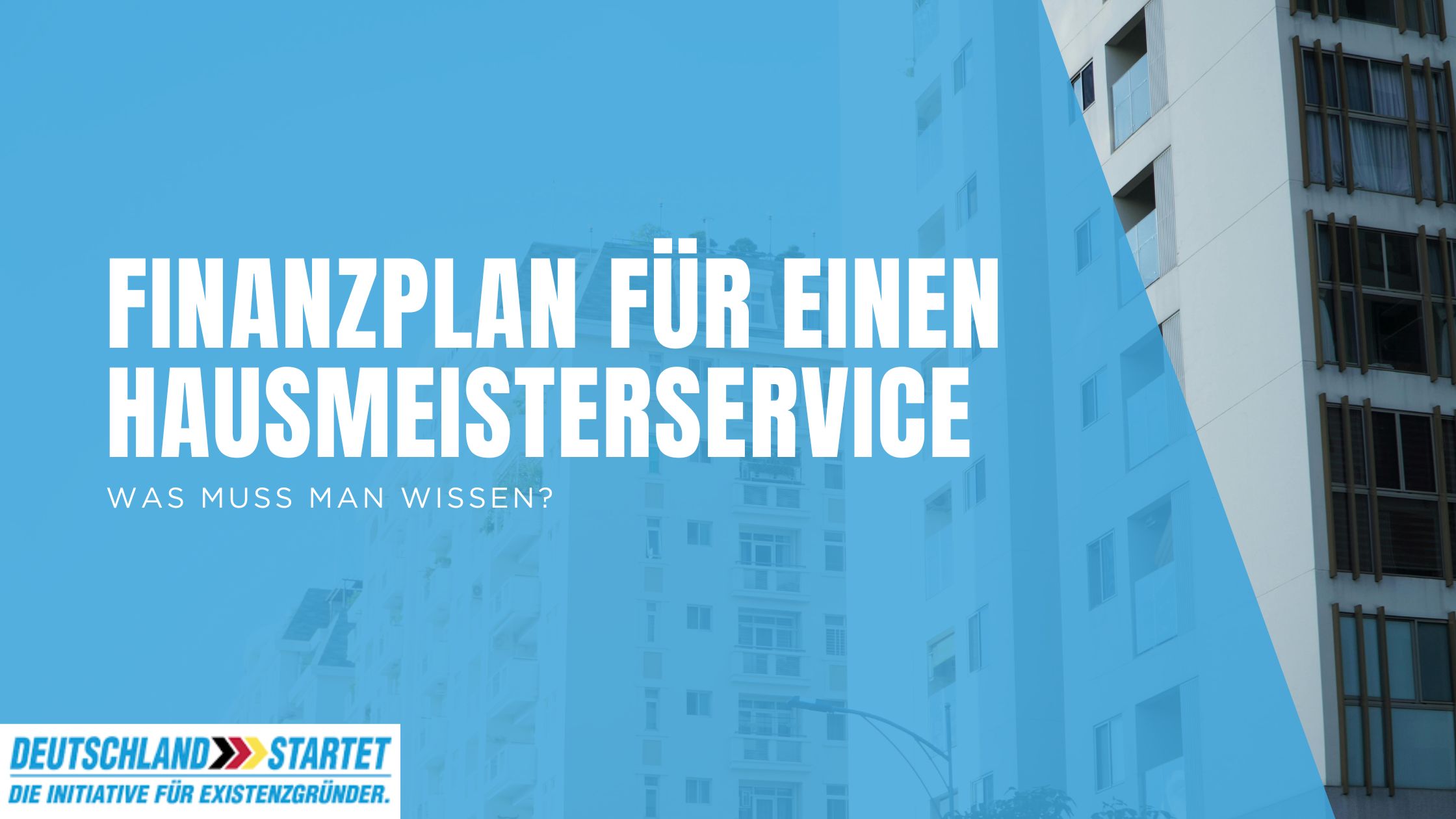 Finanzplan-Erstellung für einen Hausmeisterservice und haushaltsnahe Dienstleistungen